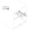 Piano da tavolo, 900x500mm, spessore 30mm, Legno, Verniciato bianco