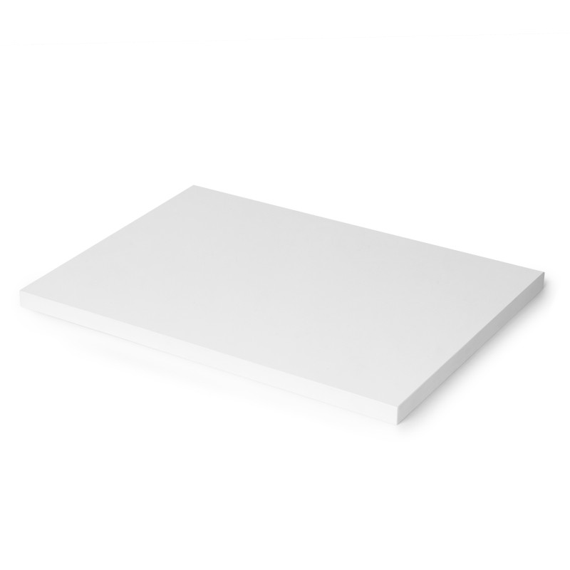 Piano da tavolo, 1150x750mm, spessore 30mm, Legno, Verniciato bianco