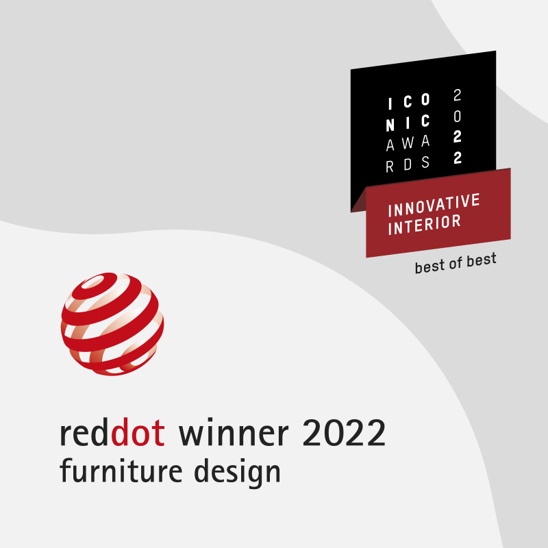 Lotto di 3 strutture Zero con ferramenta e profili per il montaggio a pavimento e a parete con piedino circolare, Allumini