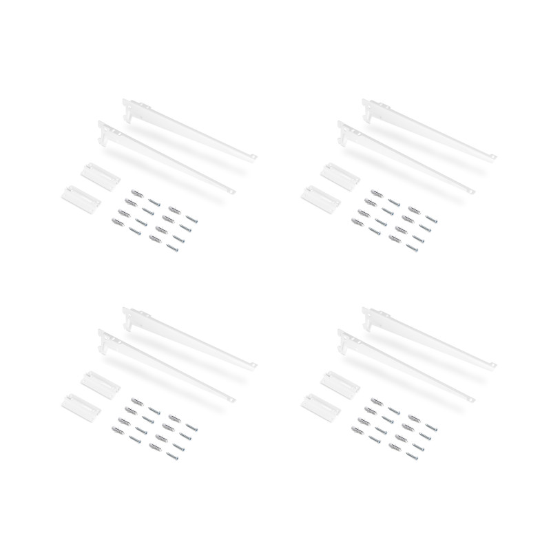 Kit di porta scarpe in metallo e telaio scorrevole a chiusura ammortizzata per armadio, regolabile, modulo 600 mm, Grigio