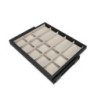 Kit di cassetto organizzatore e telaio a scorrimento con chiusura ammortizzata per armadio, regolabili, modulo 800 mm, Gri