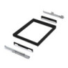 Kit di cassetto organizzatore e telaio a scorrimento con chiusura ammortizzata per armadio, regolabili, modulo 900 mm, Gri