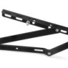 Set di meccanismi di sollevamento per letto canapè, apertura frontale, per letti da 135 cm, Acciaio, Verniciato nero