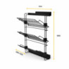 Set di 2 distanziale laterale per telaio Quartz, Tecnoplastica, Titanio