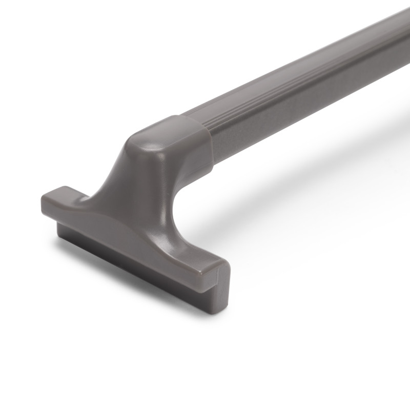 Emuca Kit cassetto metallico e telaio regolabile Quartz per armadi, chiusura ammortizzata e estrazione totale, modulo 60 cm, fin