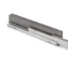 Telaio con guide a estrazione totale e chiusura morbida per accessori per armadi Quartz, 712-738mm, Alluminio e plastica