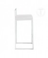 Sgabello in pelle sintetica Dodo h88 - set da 2 bianco