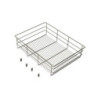 Telaio con guide a estrazione totale e chiusura morbida per accessori per armadi Quartz, 1062-1088mm, Alluminio e plastica