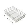 Cassetto organizzatore per armadi e cabine armadio Quartz, 440 (M60), Eco-pelle e legno, Titanio