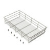 Cassetto organizzatore per armadi e cabine armadio Quartz, 540 (M70), Eco-pelle e legno, Titanio