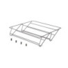 Cassetto in filo metallico per armadi e cabine armadio Quartz, 540mm (M70), Acciaio, Titanio