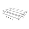 Cassetto in filo metallico per armadi e cabine armadio Quartz, 640mm (M80), Acciaio, Titanio