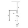 Cassetto portascarpe per armadi e cabine armadio Quartz, 640 (M80), Acciaio, Titanio