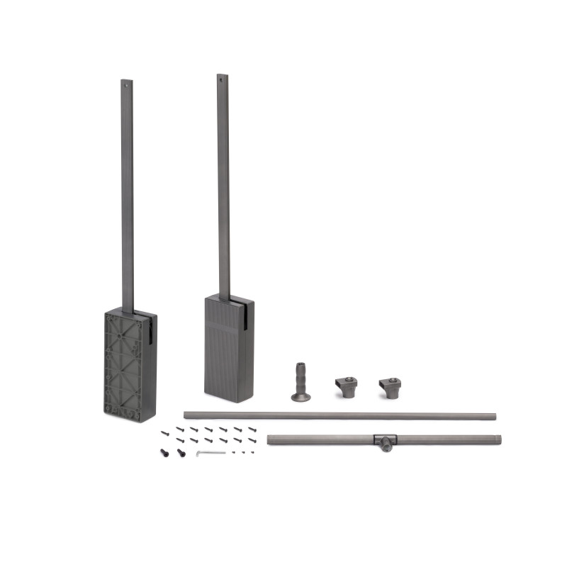 Kit di cassetto porta-scarpe estraibile per armadi Quartz, regolabile, modulo 600mm, Acciaio, alluminio e plastica, Titani