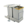 Cornice per microonde, per installazione a incasso in mobili da cucina, modulo 600mm, 600x400mm, Tecnoplastica, Bianca