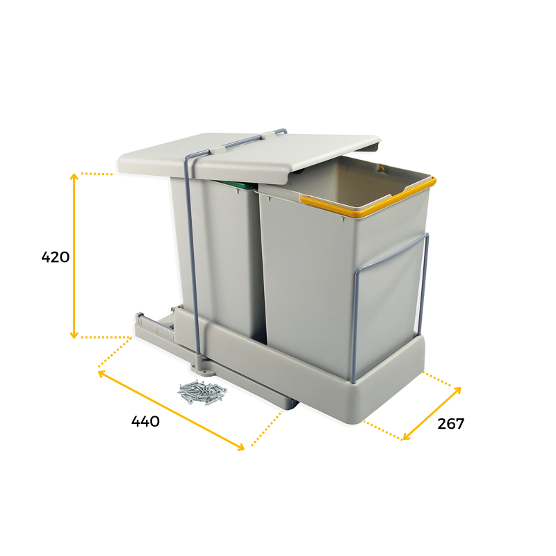 Cornice per microonde, per installazione a incasso in mobili da cucina, modulo 600mm, 600x400mm, Tecnoplastica, Bianca