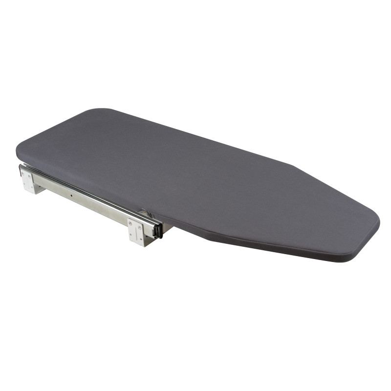 Cornice per microonde, per installazione a incasso in mobili da cucina, modulo 600mm, 600x400mm, Tecnoplastica, Nichel sat