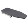 Cornice per microonde, per installazione a incasso in mobili da cucina, modulo 600mm, 600x400mm, Tecnoplastica, Nichel sat