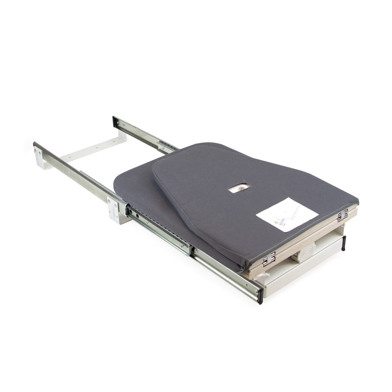 Cornice per microonde, per installazione a incasso in mobili da cucina, modulo 600mm, 600x400mm, Tecnoplastica, Nichel sat