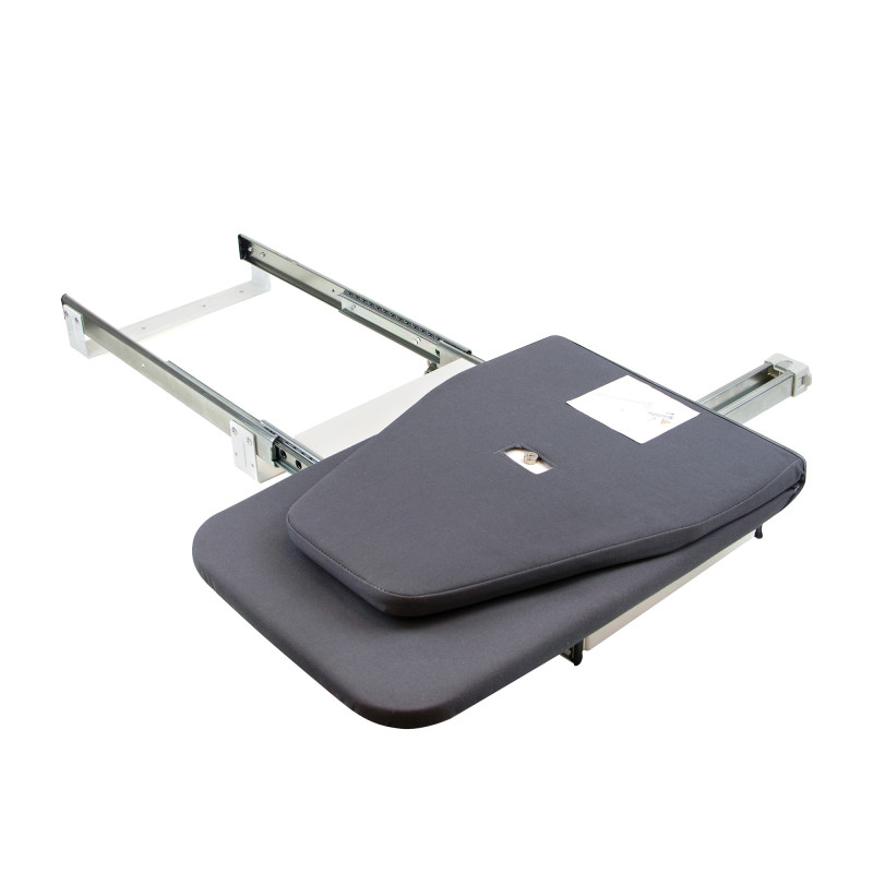 Cornice per microonde, per installazione a incasso in mobili da cucina, modulo 600mm, 600x400mm, Tecnoplastica, Nichel sat