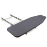 Cornice per microonde, per installazione a incasso in mobili da cucina, modulo 600mm, 600x400mm, Tecnoplastica, Nichel sat