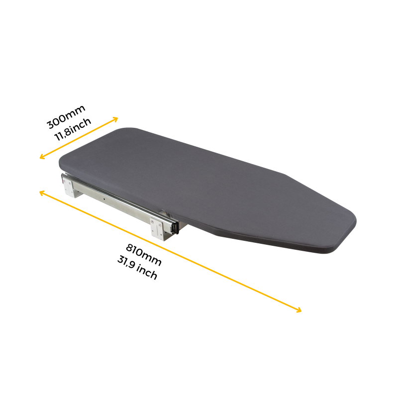 Cornice per microonde, per installazione a incasso in mobili da cucina, modulo 600mm, 600x400mm, Tecnoplastica, Nichel sat