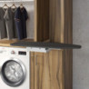 Fondo sotto lavello, pannello da 16 mm, modulo 600 mm, 568x580 mm, Tecnoplastica e Alluminio, Alluminio naturale