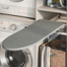 Fondo sotto lavello, pannello da 16 mm, modulo 900 mm, 868x580 mm, Tecnoplastica e Alluminio, Alluminio naturale