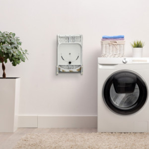 Zoom Fondo sotto lavello, pannello da 16 mm, modulo 1.000 mm, 968x580 mm, Tecnoplastica e Alluminio, Alluminio naturale