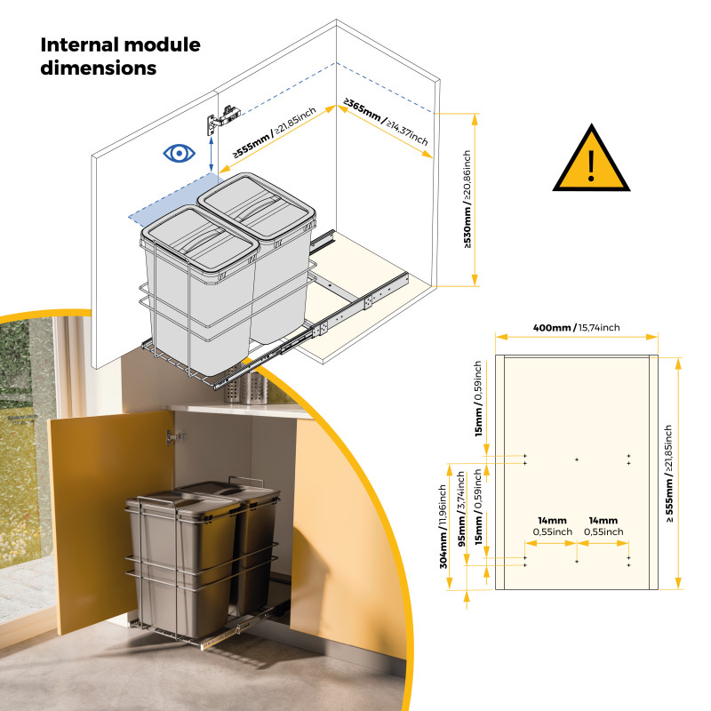 Tavola da stiro pieghevole a muro Iron Wall, girevole 180gr, acciaio e legno, Bianco
