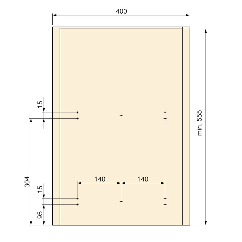 Tavola da stiro pieghevole a muro Iron Wall, girevole 180gr, acciaio e legno, Bianco