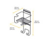 Contenitore per la raccolta differenziata Recycle da montare sul fondo e da estrarre manualmente in cucina Recycle 2x35lt