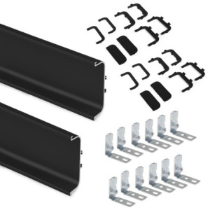 Supporto per ferro e asse da stiro per lavanderia, Acciaio, Cromato lucido