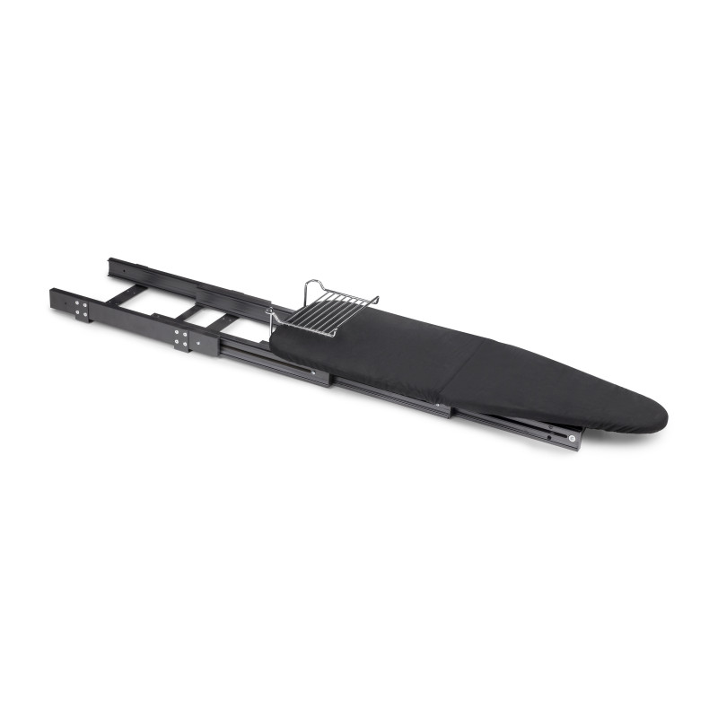 Kit di 2 profili superiori Gola per mobili da cucina, lunghezza 2,35m, con accessori, Alluminio, Verniciato nero