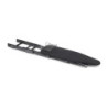 Kit di 2 profili superiori Gola per mobili da cucina, lunghezza 2,35m, con accessori, Alluminio, Verniciato nero