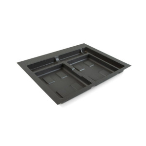 Kit di 2 profili superiori Gola per mobili da cucina, lunghezza 2,35m, con accessori, Alluminio, Anodizzato opaco
