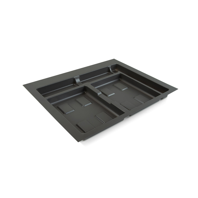 Kit di 2 profili superiori Gola per mobili da cucina, lunghezza 2,35m, con accessori, Alluminio, Anodizzato opaco