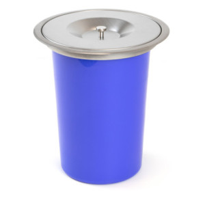 Contenitore per la raccolta differenziata Recycle Altezza Recycle 266 mm, 1x15 lt, Grigio antracite Tecnoplastica
