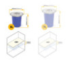 Kit di contenitori per la raccolta differenziata per cassetti da cucina Recycle Altezza Recycle 266 mm, 2x15 lt, 2x7 lt, G