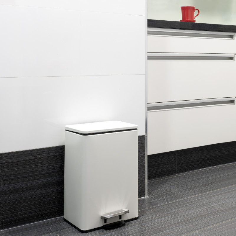 Recycle, contenitore per rifiuti da incasso per il spessore di lavoro della cucina, 1 contenitore estraibile da 7 lt