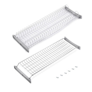 Contenitore per la raccolta differenziata da montare sul fondo ed estraibile manualmente in cucina 2x15lt, Grigio antracit
