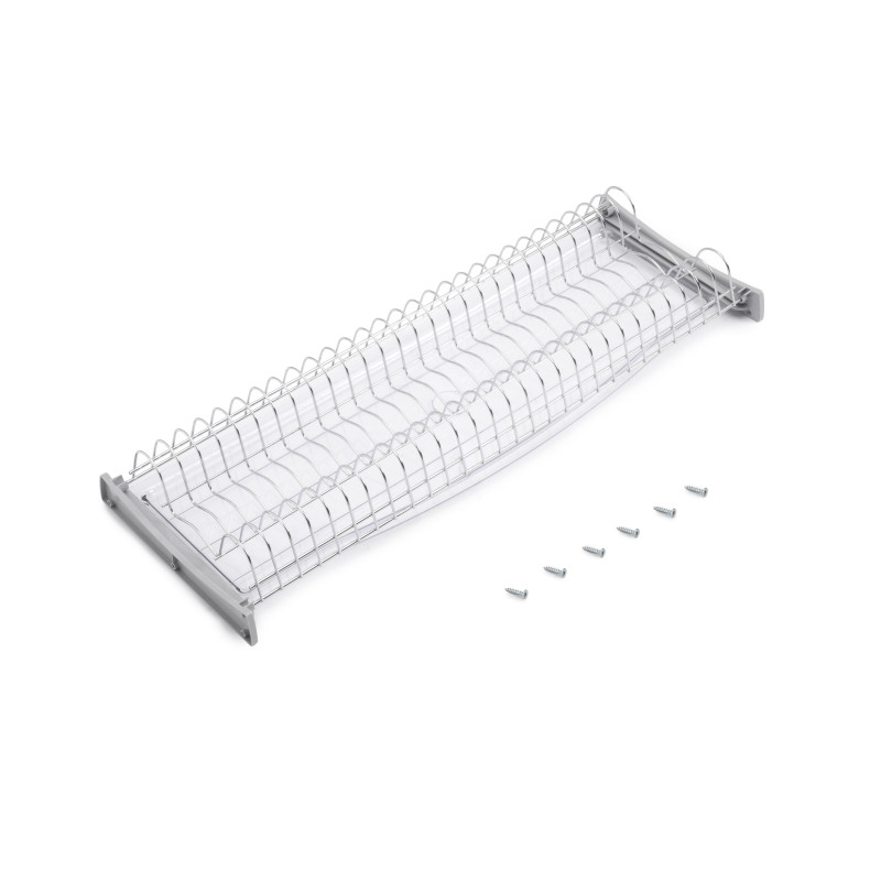 Contenitore per la raccolta differenziata da montare sul fondo ed estraibile manualmente in cucina 2x15lt, Grigio antracit