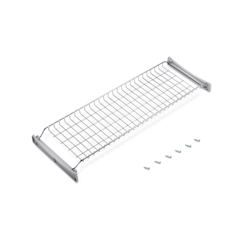 Contenitore per la raccolta differenziata da montare sul fondo ed estraibile manualmente in cucina 2x15lt, Grigio antracit