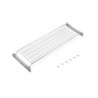 Contenitore per la raccolta differenziata da montare sul fondo ed estraibile manualmente in cucina 2x15lt, Grigio antracit