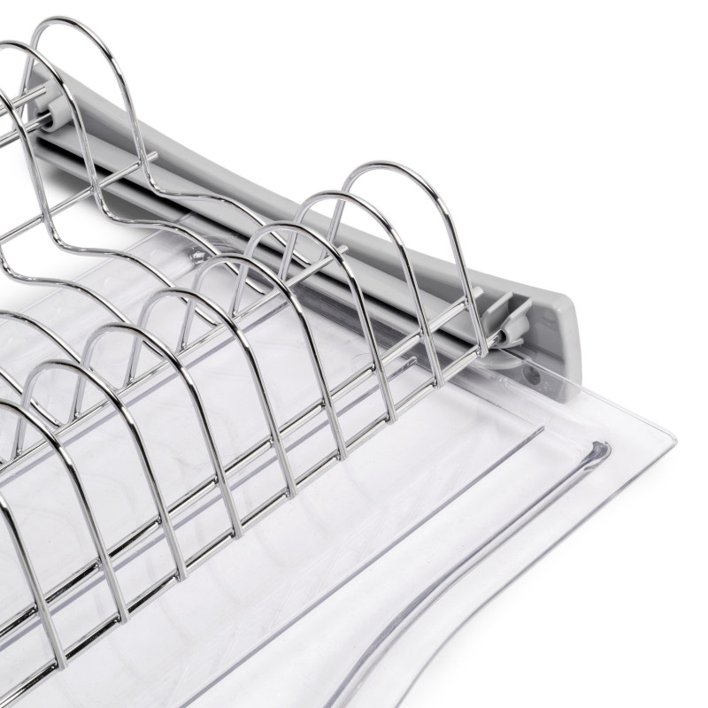 Contenitore per la raccolta differenziata da montare sul fondo ed estraibile manualmente in cucina 2x15lt, Grigio antracit