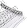 Contenitore per la raccolta differenziata da montare sul fondo ed estraibile manualmente in cucina 2x15lt, Grigio antracit