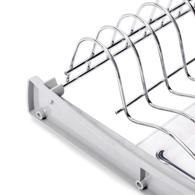 Contenitore per la raccolta differenziata da montare sul fondo ed estraibile manualmente in cucina 2x15lt, Grigio antracit