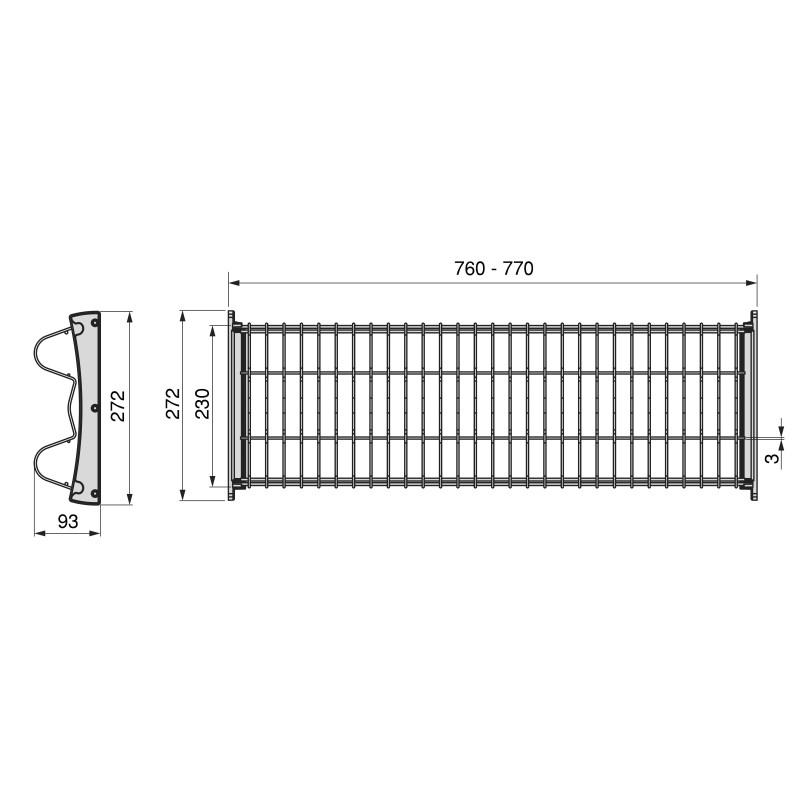 Contenitore per la raccolta differenziata da montare sul fondo ed estraibile manualmente in cucina 2x15lt, Grigio antracit