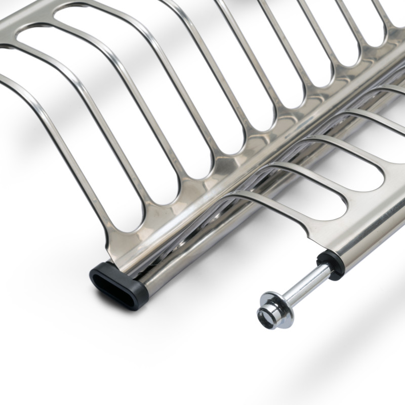 Scolapiatti Suprastar per modulo, 800, Acciaio, Cromato lucido