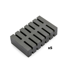 Contenitori per cassetti da cucina Recycle con coperchio anti-odore, Altezza 216mm, 2x12 lt, 2x6 lt, Grigio antracite Tecn